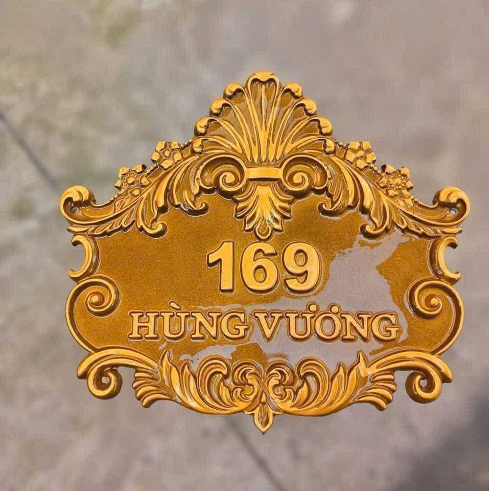 BIỂN SỐ NHÀ NHÔM ĐÚC - TA02