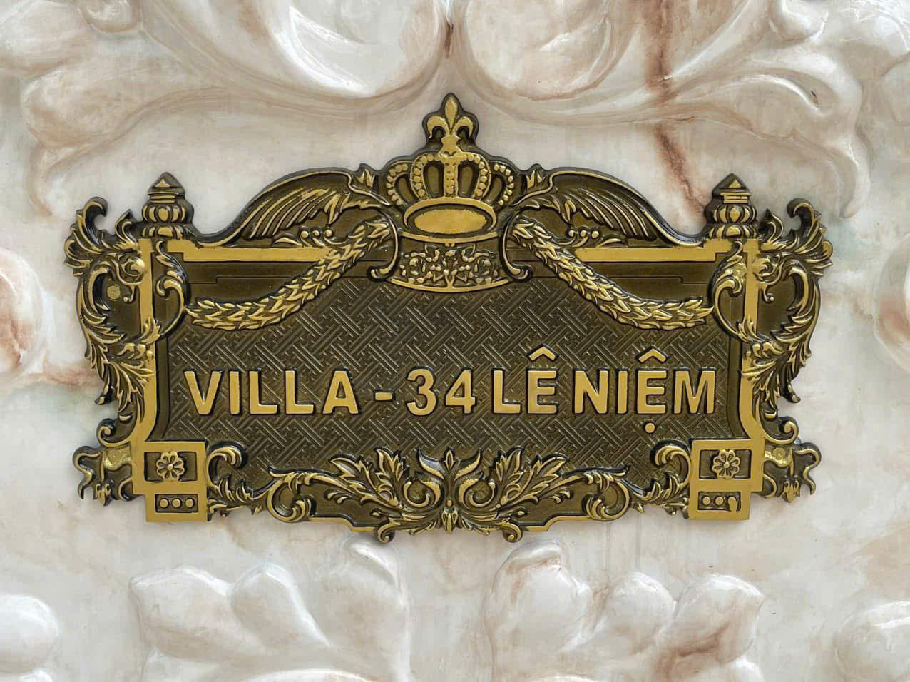 BIỂN SỐ NHÀ NHÔM ĐÚC - TA06