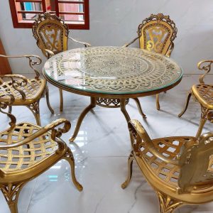 BÀN GHẾ NHÔM ĐÚC - TA07