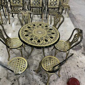 BÀN GHẾ NHÔM ĐÚC - TA09