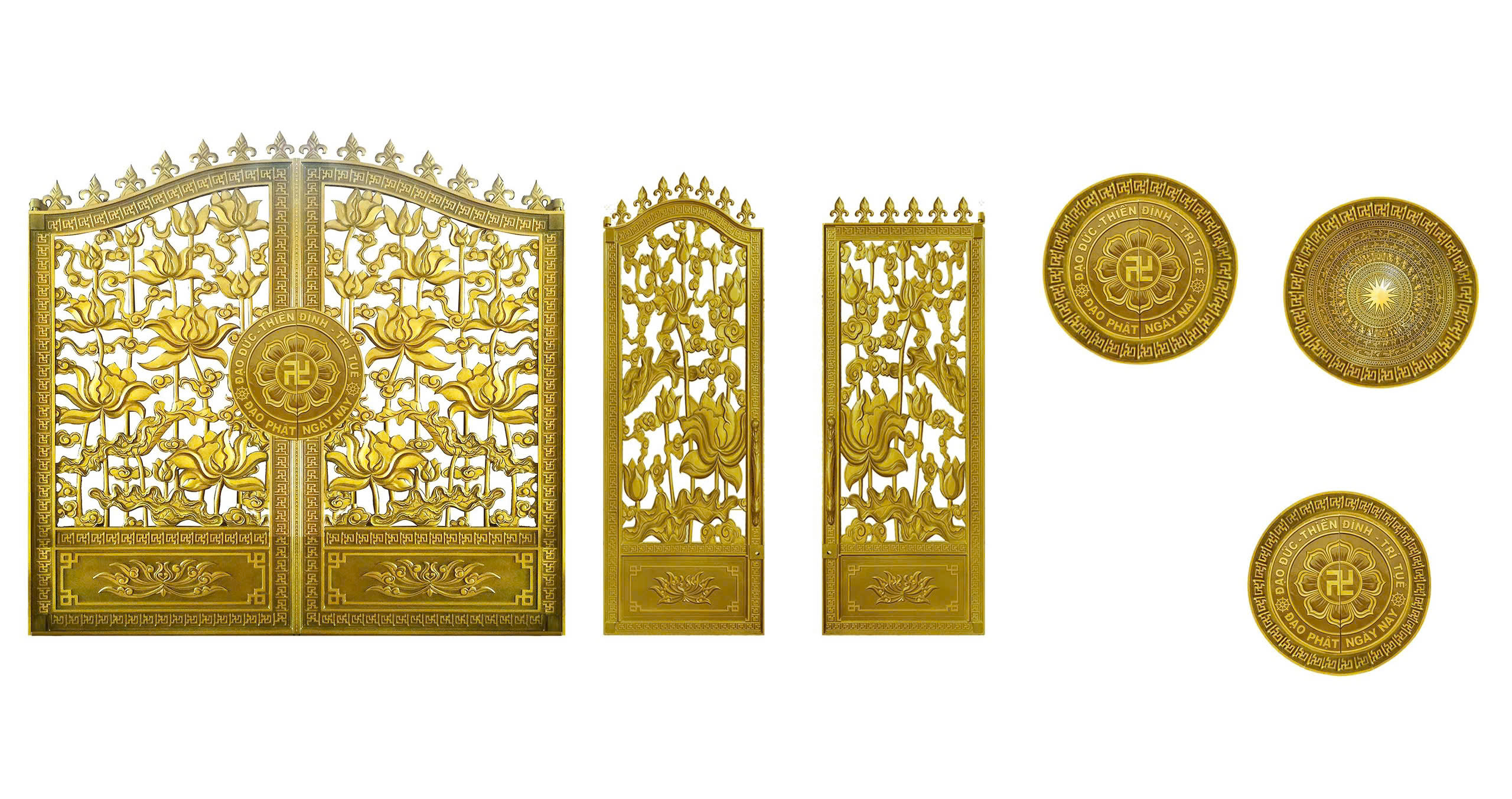 CỔNG NHÔM ĐÚC - TA10